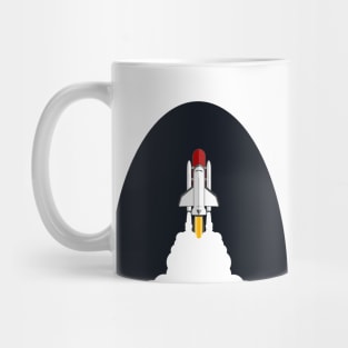 Space Launch V2 (Transparent Smoke) Mug